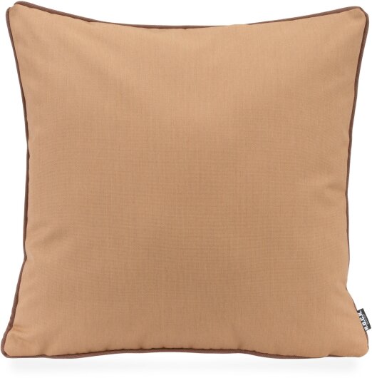 H.O.C.K. - AGORA Pamela Outdoor Kissen 50x50cm PIPE duna camel mit Keder umbra rost