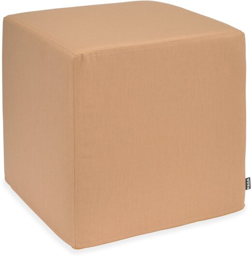 H.O.C.K. Classic Uni Pamela Outdoor Cube / Sitzwürfel 45x45x45cm col. 20202 duna camel