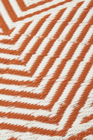 H.O.C.K. Outdoor Teppich Tokyo Burnt Orange geometrisch 150x240cm