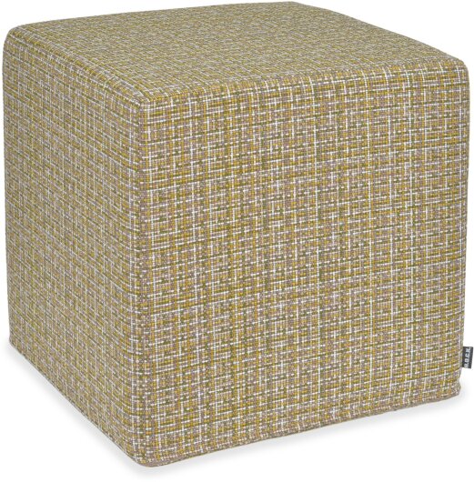 H.O.C.K. Mosaico Hocker Cube eckig 45x45x45cm gelb olive col. 24