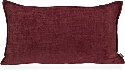 H.O.C.K. Lucky Kissen 70x40cm mit Biese einfarbig bordeaux col. 80