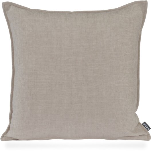 H.O.C.K. Lucky Kissen 45x45cm mit Biese einfarbig beige taupe col. 002