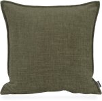 H.O.C.K. Lucky Kissen 45x45cm mit Biese einfarbig olive...