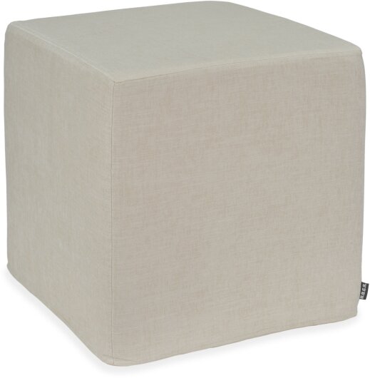 H.O.C.K. Lucky Hocker Cube eckig 45x45x45cm creme ecru col. 001