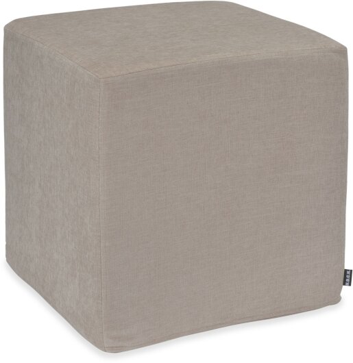 H.O.C.K. Lucky Hocker Cube eckig 45x45x45cm beige taupe col. 002