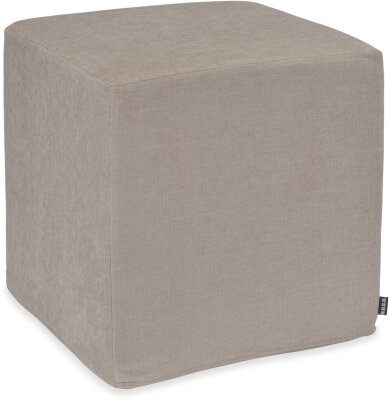 H.O.C.K. Lucky Hocker Cube eckig 45x45x45cm beige taupe...