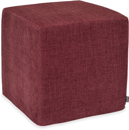 H.O.C.K. Lucky Hocker Cube eckig 45x45x45cm bordeaux col. 80