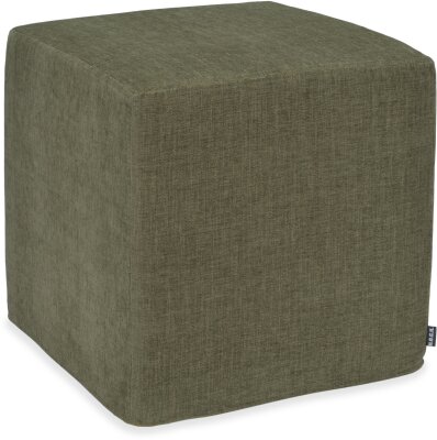 H.O.C.K. Lucky Hocker Cube eckig 45x45x45cm olive col. 204