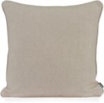 H.O.C.K. Anton Kissen mit Keder 50x50cm Leinen beige...