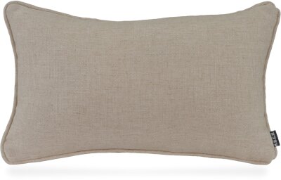 H.O.C.K. Anton Kissen mit Keder 50x30cm Leinen beige...