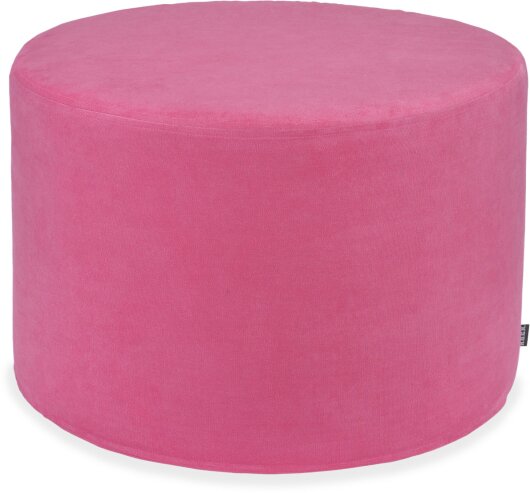 H.O.C.K. Versatil Hocker rund Pouf ø60x40cm Uni pink col. 28