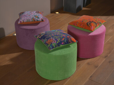 H.O.C.K. Versatil Hocker rund Pouf ø60x40cm Uni...